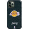 NBA Los Angeles Lakers Black Primary Logo iPhone 12 Pro Impact Case