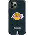 NBA Los Angeles Lakers Black Primary Logo iPhone 12 Pro Impact Case