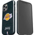 NBA Los Angeles Lakers Black Primary Logo iPhone 12 Pro Impact Case