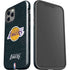 NBA Los Angeles Lakers Black Primary Logo iPhone 12 Pro Max Impact Case