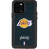 NBA Los Angeles Lakers Black Primary Logo iPhone 12 Pro Waterproof Case