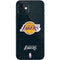 NBA Los Angeles Lakers Black Primary Logo iPhone 12 Skin