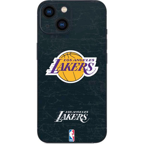 NBA Los Angeles Lakers Black Primary Logo iPhone 13 Mini Skin
