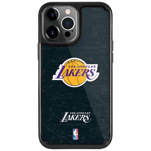 NBA Los Angeles Lakers Black Primary Logo iPhone 13 Pro Cargo Case