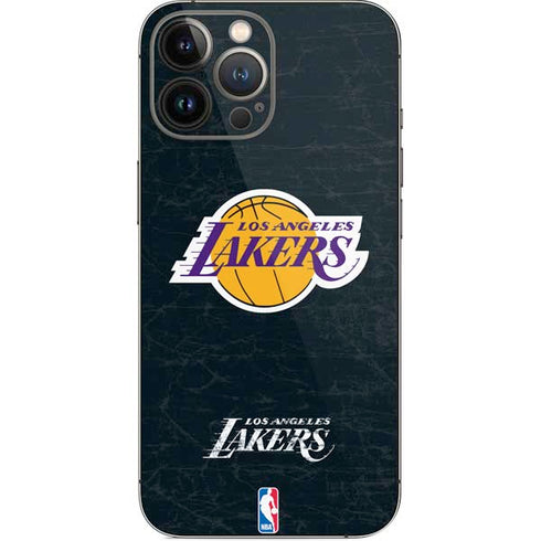 NBA Los Angeles Lakers Black Primary Logo iPhone 13 Pro Max Skin