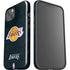 NBA Los Angeles Lakers Black Primary Logo iPhone 15 Plus Impact Case