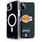 NBA Los Angeles Lakers Black Primary Logo iPhone 15 Plus MagSafe Case