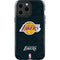 NBA Los Angeles Lakers Black Primary Logo iPhone 15 Pro Max Impact Case