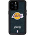 NBA Los Angeles Lakers Black Primary Logo iPhone 14 Pro Max Waterproof Case