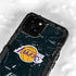 NBA Los Angeles Lakers Black Primary Logo iPhone 15 Waterproof Case