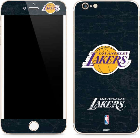 NBA Los Angeles Lakers Black Primary Logo iPhone 6/6s Plus Skin