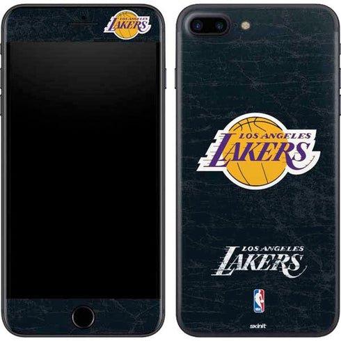 NBA Los Angeles Lakers Black Primary Logo iPhone 7 Plus Skin