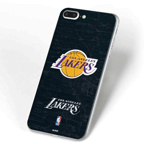 NBA Los Angeles Lakers Black Primary Logo iPhone 7 Plus Skin