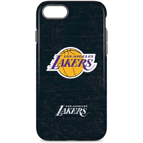 NBA Los Angeles Lakers Black Primary Logo iPhone 7 Pro Case