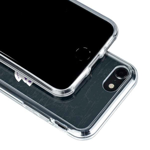 NBA Los Angeles Lakers Black Primary Logo iPhone SE (2nd & 3rd Gen) Clear Case