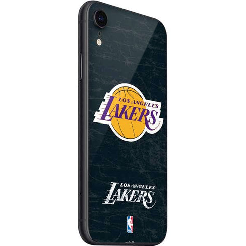 NBA Los Angeles Lakers Black Primary Logo iPhone SE (2nd & 3rd Gen) Skin