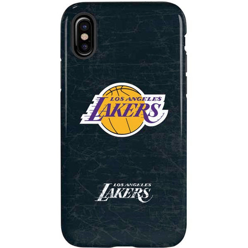 NBA Los Angeles Lakers Black Primary Logo iPhone X Pro Case