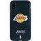 NBA Los Angeles Lakers Black Primary Logo iPhone XR Pro Case