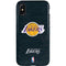 NBA Los Angeles Lakers Black Primary Logo iPhone XS Pro Case