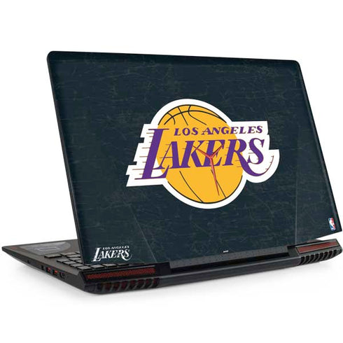 NBA Los Angeles Lakers Black Primary Logo Legion Y720 Skin