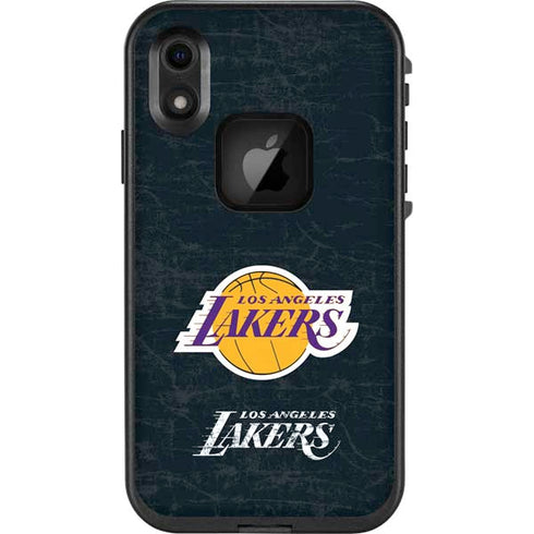 NBA Los Angeles Lakers Black Primary Logo LifeProof Fre iPhone Skin