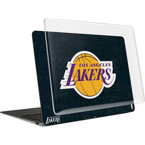 NBA Los Angeles Lakers Black Primary Logo MacBook Air 13in (2020) Case plus Skin