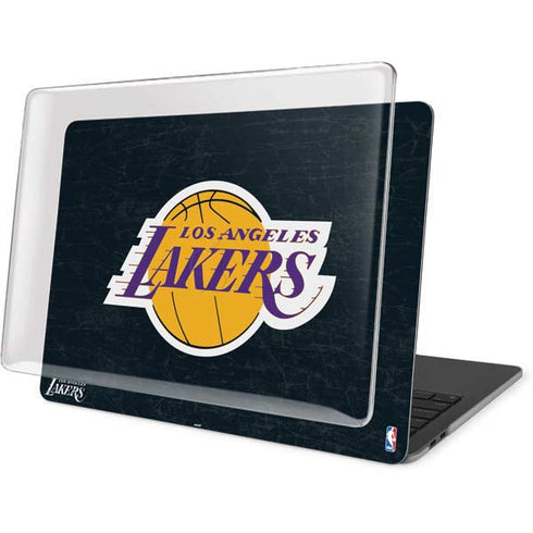 NBA Los Angeles Lakers Black Primary Logo MacBook Pro 15in (2016-19) Case plus Skin
