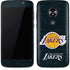 NBA Los Angeles Lakers Black Primary Logo Moto E5 Play Skin