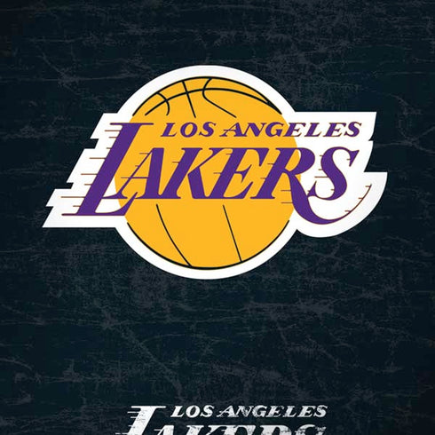 NBA Los Angeles Lakers Black Primary Logo Moto G6 Skin