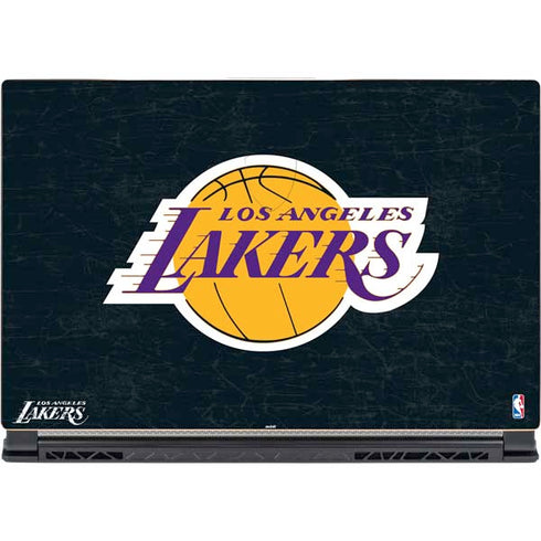 NBA Los Angeles Lakers Black Primary Logo MSI GS65 Stealth Laptop Skin