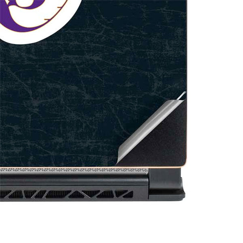 NBA Los Angeles Lakers Black Primary Logo MSI GS65 Stealth Laptop Skin