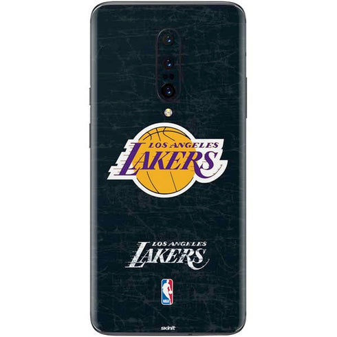 NBA Los Angeles Lakers Black Primary Logo OnePlus 7 Pro Skin