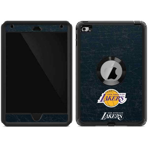 NBA Los Angeles Lakers Black Primary Logo Otterbox Defender iPad Skin