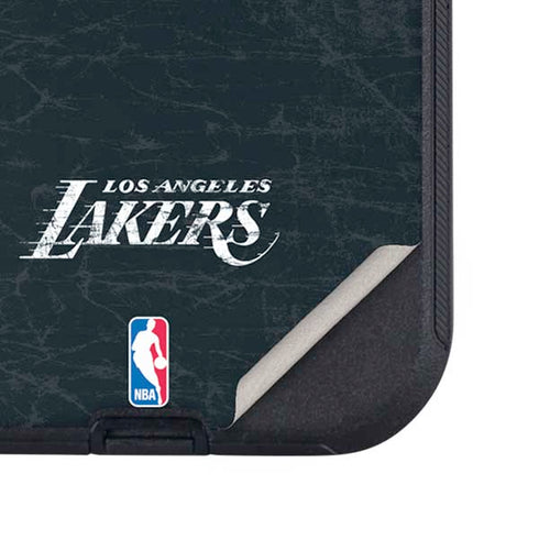 NBA Los Angeles Lakers Black Primary Logo Otterbox Defender iPhone Skin