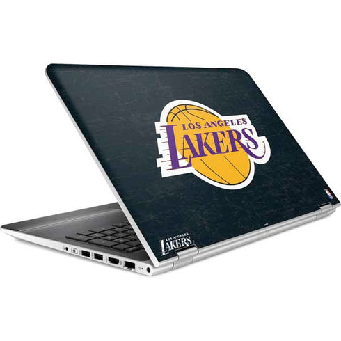 NBA Los Angeles Lakers Black Primary Logo HP Pavilion Skin