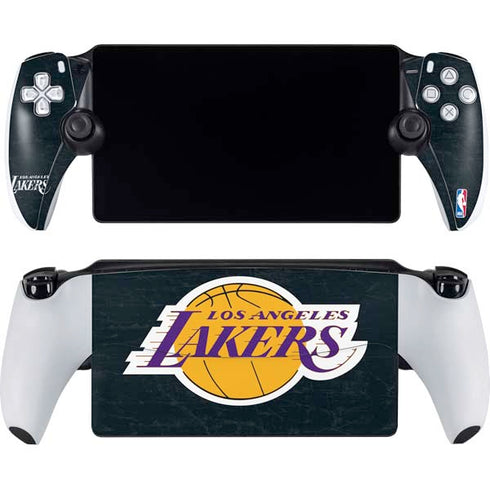 NBA Los Angeles Lakers Black Primary Logo PlayStation Portal Remote Player Skin
