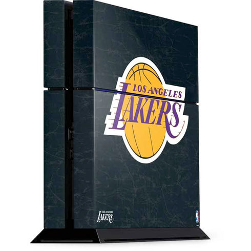 NBA Los Angeles Lakers Black Primary Logo PS4 Console Skin