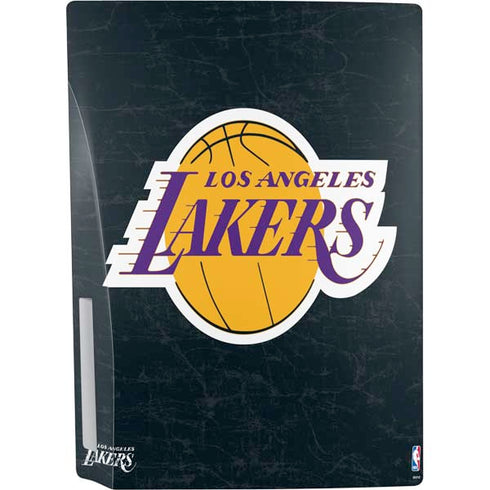 NBA Los Angeles Lakers Black Primary Logo PS5 Bundle Skin