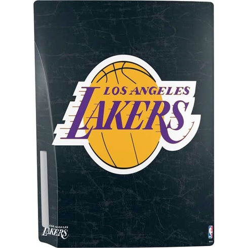 NBA Los Angeles Lakers Black Primary Logo PS5 Console Skin