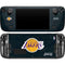 NBA Los Angeles Lakers Black Primary Logo Steam Deck Handheld Gaming Computer Skin