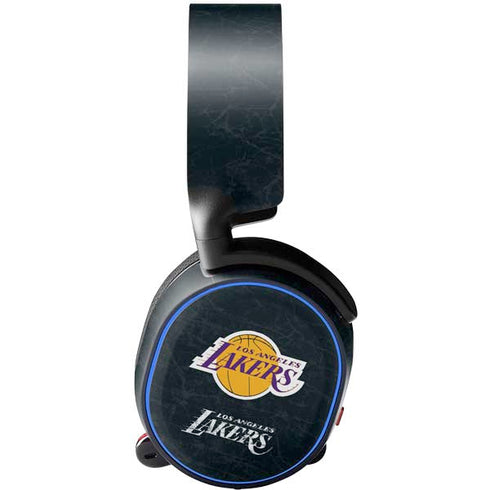 NBA Los Angeles Lakers Black Primary Logo SteelSeries Arctis 3 Skin