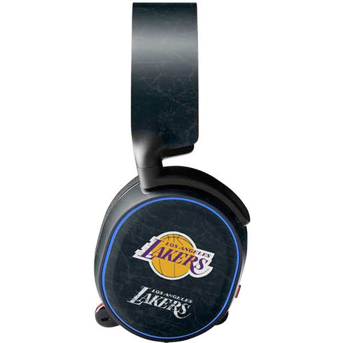 NBA Los Angeles Lakers Black Primary Logo SteelSeries Arctis 5 Skin