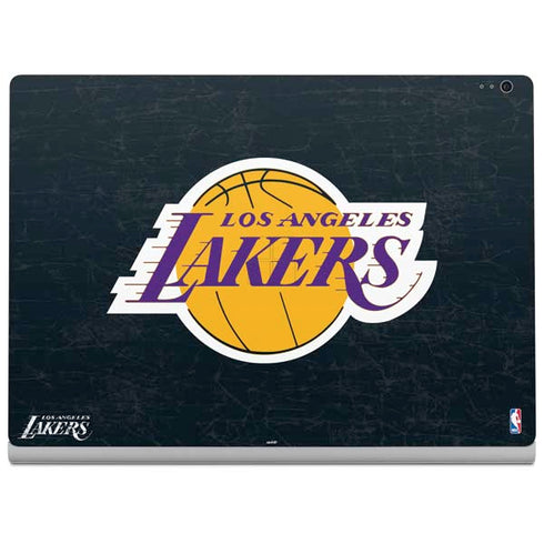 NBA Los Angeles Lakers Black Primary Logo Surface Book 2 13.5in Skin