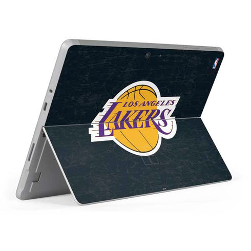 NBA Los Angeles Lakers Black Primary Logo Surface Go Skin
