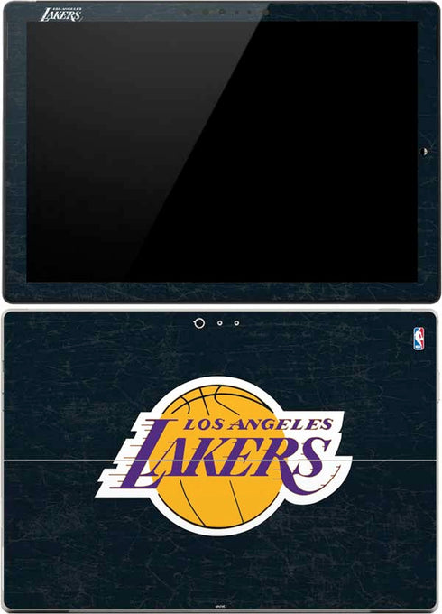 NBA Los Angeles Lakers Black Primary Logo Surface Pro 4 Skin