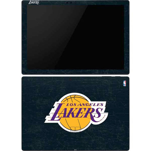 NBA Los Angeles Lakers Black Primary Logo Surface Pro 6 Skin