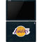 NBA Los Angeles Lakers Black Primary Logo Surface Pro 6 Skin