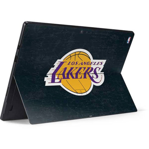 NBA Los Angeles Lakers Black Primary Logo Surface Pro 6 Skin