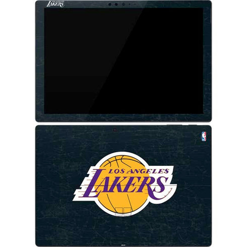 NBA Los Angeles Lakers Black Primary Logo Surface Pro 7 Skin