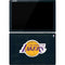 NBA Los Angeles Lakers Black Primary Logo Surface Pro 7 Skin